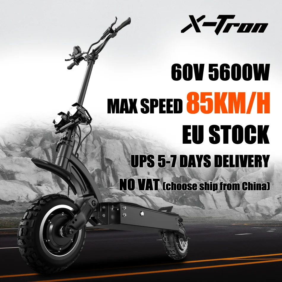 Электрический скутер X-Tron X30 100 км/ч 72 в 7000 Вт двойной двигатель электрический