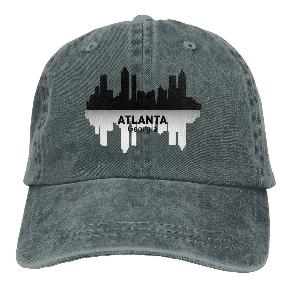 TSDFCAtlanta Джорджия джинсовая бейсболка s Hat Регулируемая хлопковая спортивная крышка ремня для мужчин и женщин