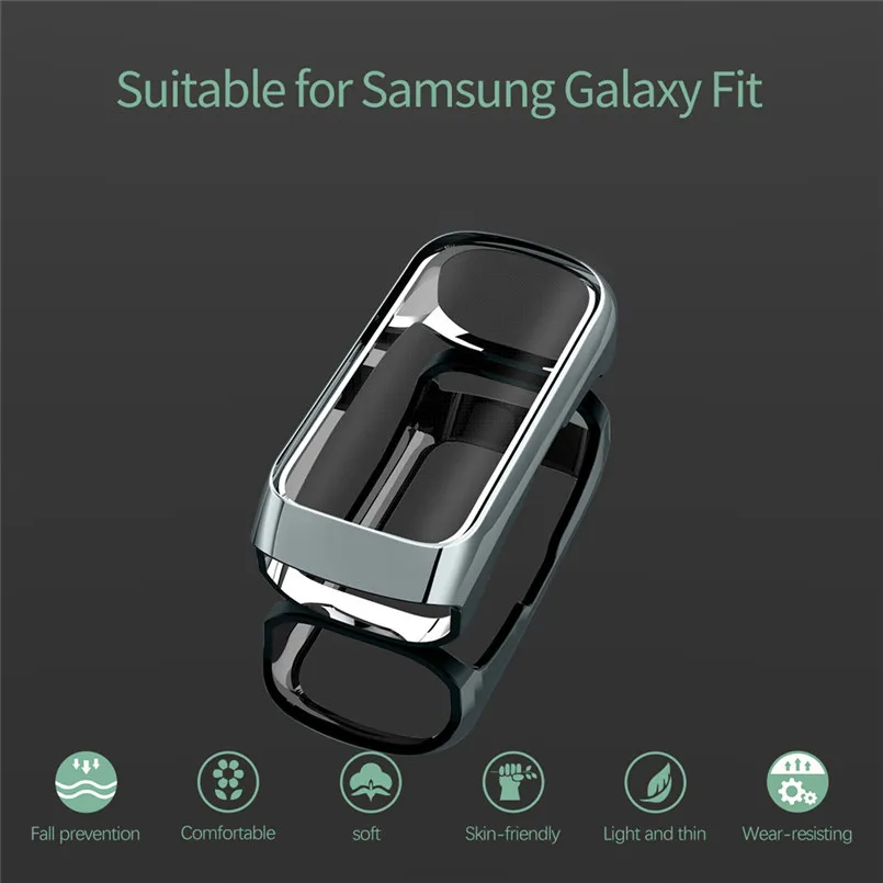 Soft TPU Protection Case Cover For Samsung Galaxy Fit SM-R370 Ultra-thin Plating 6 Color Case Cover 40AUG1518