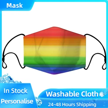 

Face Mask Windproof Foggy Haze Pollution-proof PM2.5 Mask With 1PC Mask Gasket Fashion Printing Face Mouth Cover Maschere
