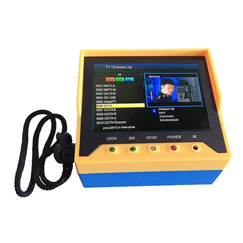 

Kpt-356H 3.5 Inch Handheld Multifunctional Dvb-S/S2 Satellite Finder Fast Tracking Full Hd Digital Satellite Tv Receiver Finder