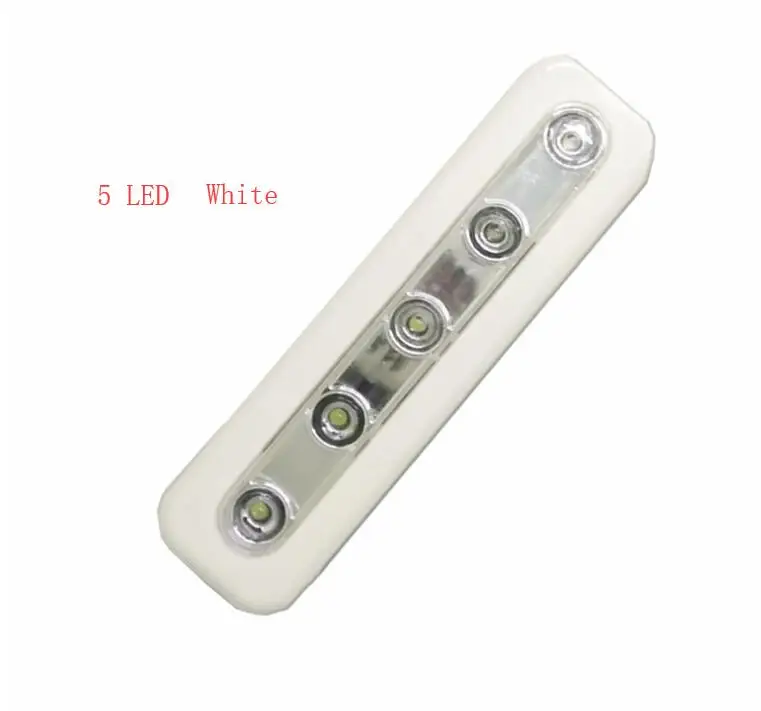 B 5LED Высокая яркость сенсорный светильник Портативный мини 3-5 светодиодный настенный кухонный шкаф Автомобильный аварийный светильник s Новинка светильник ing лампа - Испускаемый цвет: B 5LED