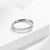 Heart Couple Rings For Lovers Stainless Steel Wedding Ring Set Women Love Jewelry Silver Color Valentine's Day Anniversary Gift 4