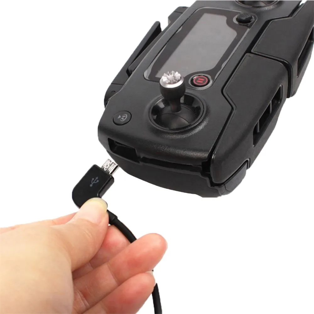 Кабель для разъема данных для DJI SPARK MAVIC PRO Phantom 3 4 Inspire 1 2 30 см USB для Micro USB кабель с г-образным штекером адаптер