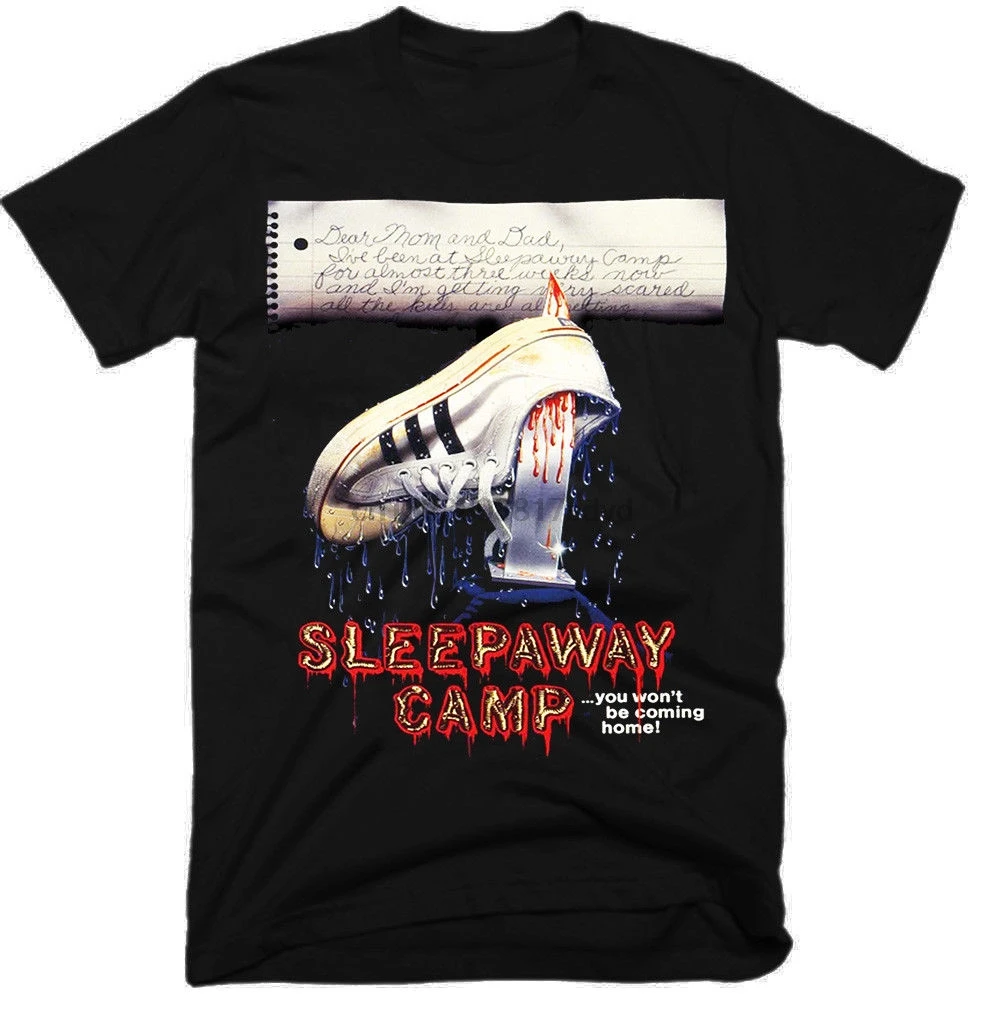 Забавные футболки с надписью Sleepaway Camp из фильма Homme одежда в стиле хип-хоп модная