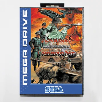 

Advanced Military Commander 16bit MD Game Card For Sega Mega Drive/ Genesis with Retail Box