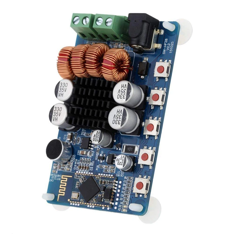 TPA3116 Bluetooth 4,0 двухканальный 2x50 Вт стерео аудиоприемник усилитель мощности Модуль платы