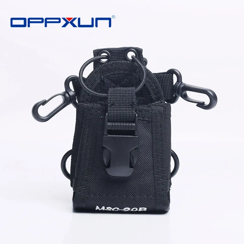1PC MSC-20B de Nylon bolsa de Walkie Talkie funda de transporte para $TERM impacto Baofeng UV5R UV82 bf888S UV-9R más sobre las Mototrola jamón dos vías de Radio