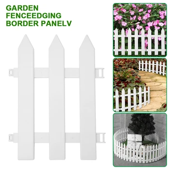 

Garden Fence Grass Edge Fence Picket Border Panel Plastic Wall Fence Board Garden Yard Decoration DIY Easy To Assemble