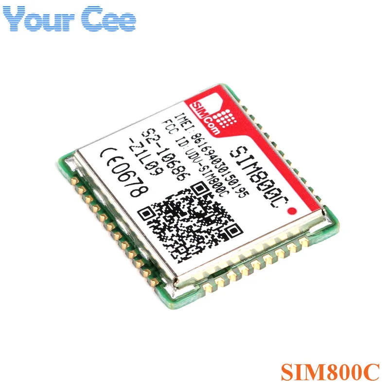SIM800C SIM800C макетная плата SIM800 Core Board Quad-band GSM/GPRS IOT Беспроводная связь трансивер с Bluetooth - Цвет: SIM800C