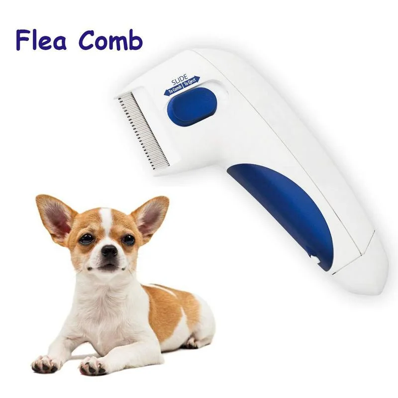Electric Pet Flea Lice Cleaner Comb Grooming Removal Tools For Cat Dog