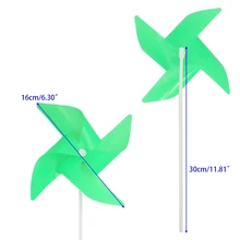 Светящиеся ветряные мельницы ветер Спиннер Двор Сад украшения Декор детские игрушки открытый подарок Y4UD