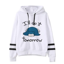 Pokemon Detectiv куртка Пикачу с капюшоном Женская забавная Pika Kawaii толстовка женская одежда женские Пуловеры мультфильм японский корейский для мужчин