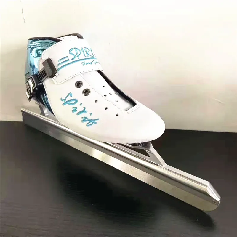 Обувь для катания на коньках для катания на льду роликовые коньки Patines большой трек для катания на лыжах 62 HRC нож со льдом 380 410 430 углеродное волокно