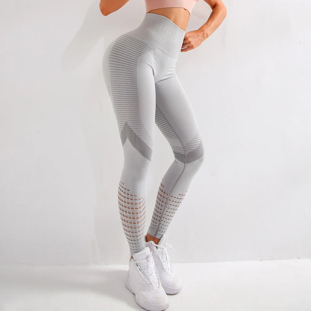 Обтягивающие брюки для бега с высокой талией, супер эластичные дышащие быстросохнущие леггинсы для фитнеса, женские тренировочные штаны для йоги