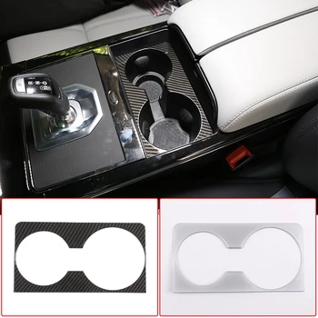 

Car Central Water Cup Holder Panel Decoration Trim ABS Chrome For Land Rover Range Rover Evoque (L551) 2020 Interior Accessories