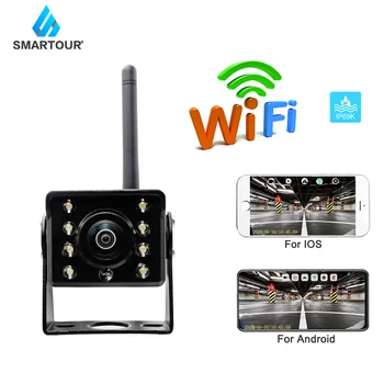 

Smartour Wireless WIFI reversing rear view camera truck bus Trailer Truck Camper waterproof car reversing image system camera