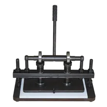 Ручной Резак для кожи с двойным колесом ручной станок для резки кожи ПВХ/Эва лист прессформы Резак, кожа высечки машина 1 шт