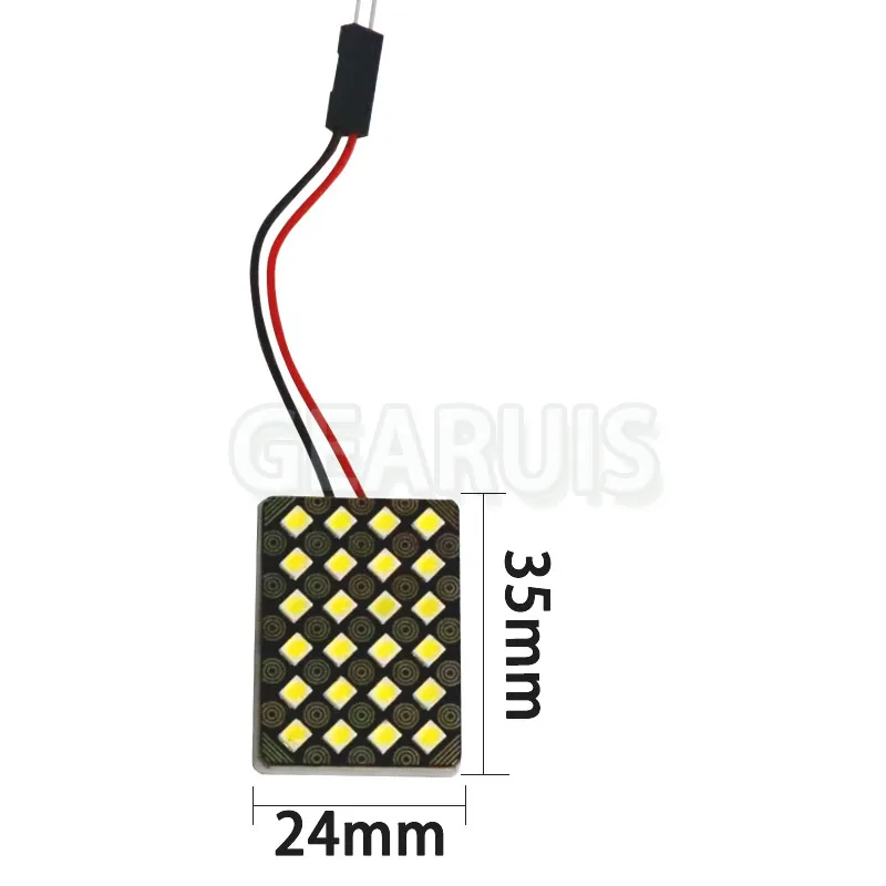 10 компл. 12 24 SMD 2835 0,5 Вт светодиодный 2,88 Вт 1,44 Вт Автомобильная панель лампа для чтения купольная лампа автомобильная внутренняя крыша карта лампа с T10 W5W C5W гирлянда