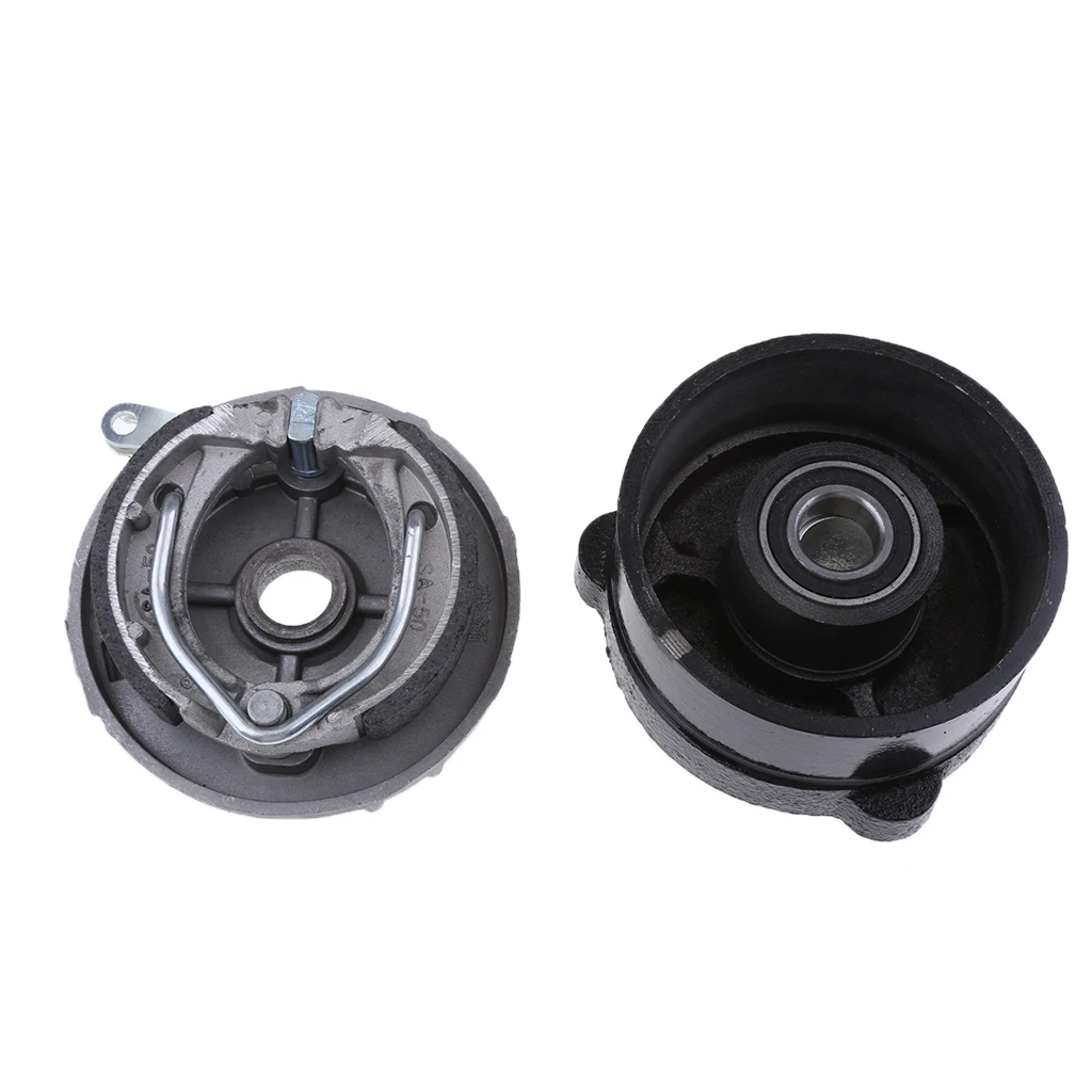 2 x 3 Stud Drum Brake Housing Wheel Hub + Shoes for 110/125cc ATV
