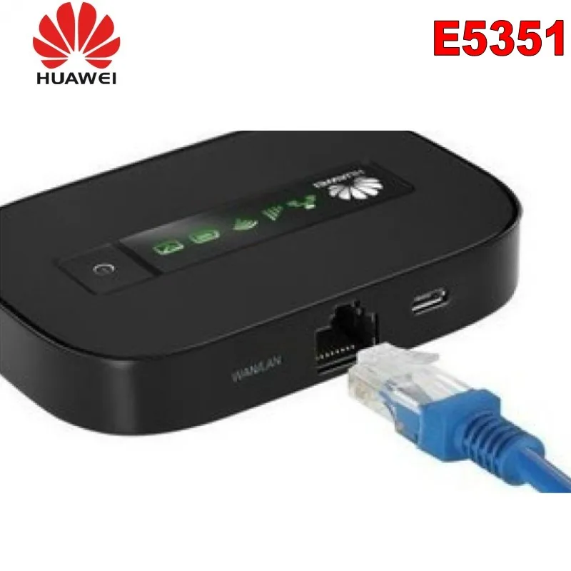 20 шт huawei E5351 21 Мбит/с 3g мобильный WiFi точка доступа с портом Ethernet(3g в Европе, Азии, на Ближнем Востоке, Африке и Т-мобиле США