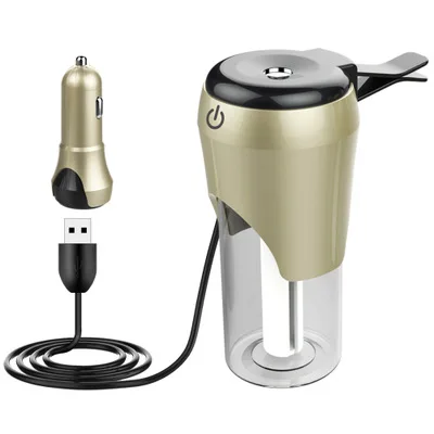 

Lonleap New Car Air Humidifier Charing Adapter Dual Usb Port Auto Charger Car Interion Parts Styling