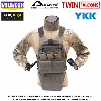 

MILITECH TW FCSK 2.0 Advanced Slickster Ferro Concept Plate Carrier With MFC 2.0 Main Pouch And Groin Pouch Loadout Set Deal