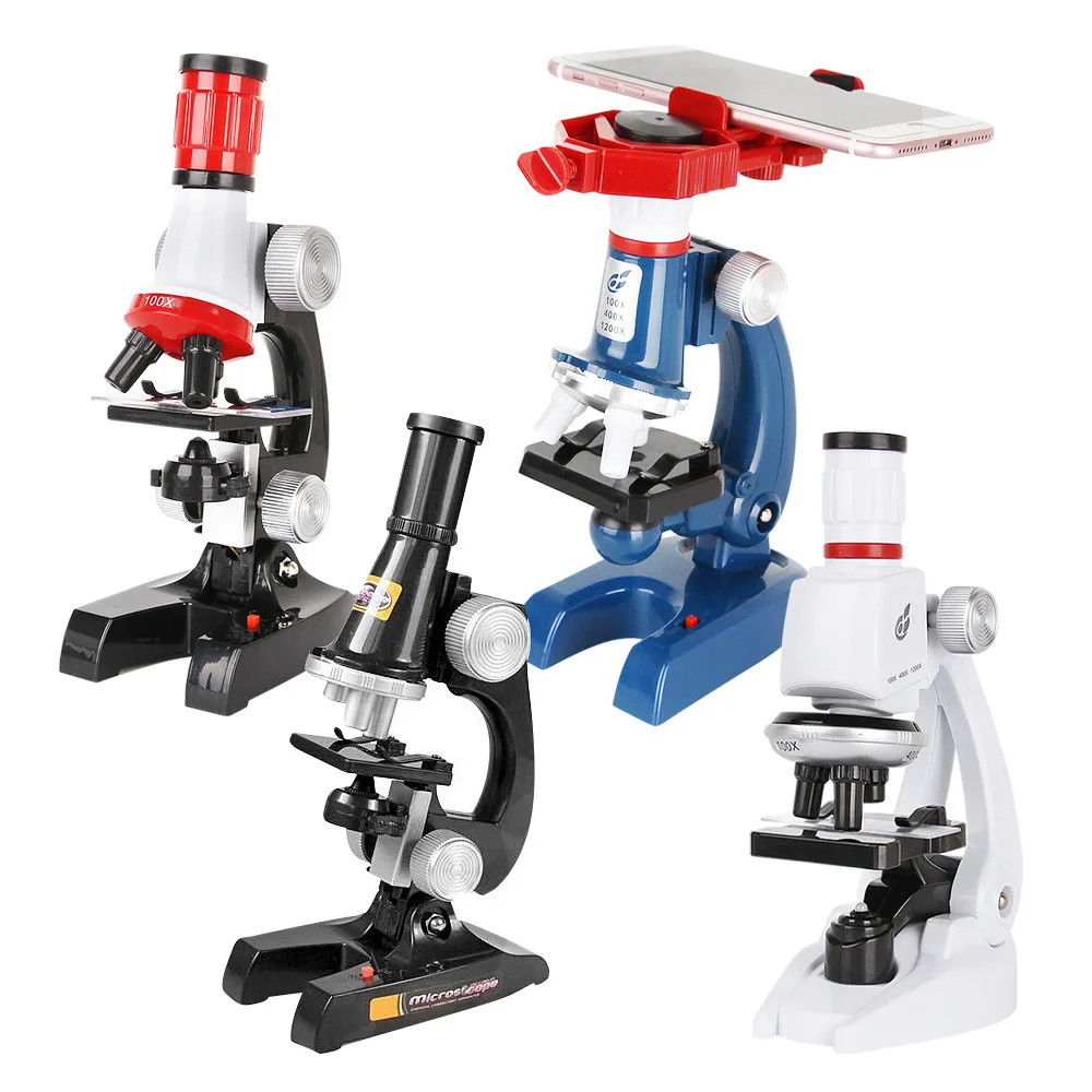 

Early Education Simulation Biology Science Optical Microscope Pupils Creative Science Education Toy Gift for Children lab toy