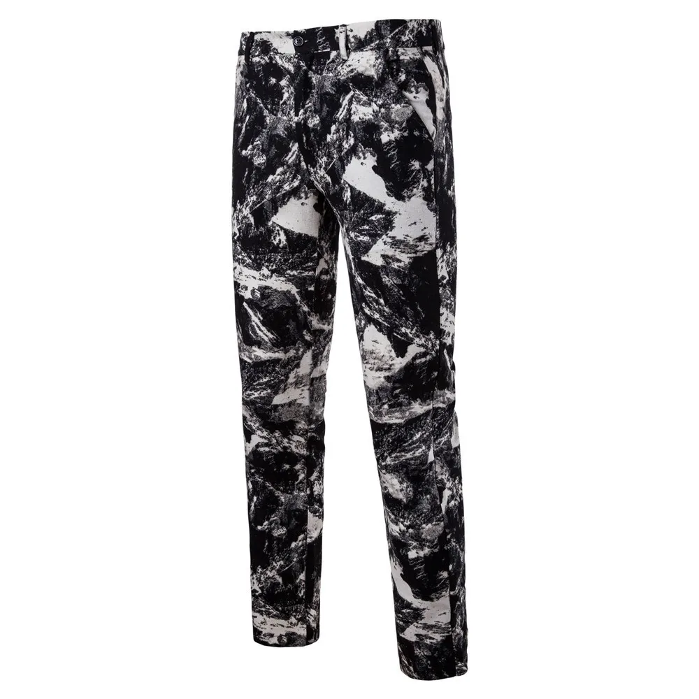 

Man Nation Wind Printing Leisure Time Western-style Trousers K55