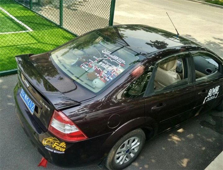 Спойлер для Focus 2006 2011 Ford sedan JSDLK спойлер из АБС пластика Автомобильный задний