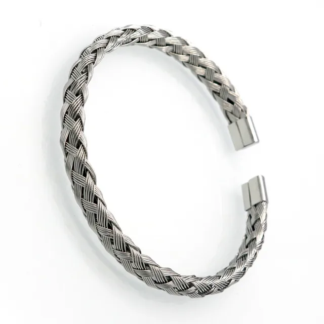 Weave Bracelet Steel