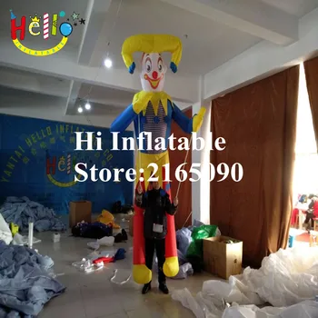 

3.5 m high adults performance inflatable clown puppet costume