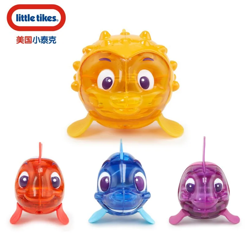 Америка Little Tikes океаны серии Детские Игрушки для ванны дети играть с водой Сияющий полезный продукт автоматический плавательный рыбы