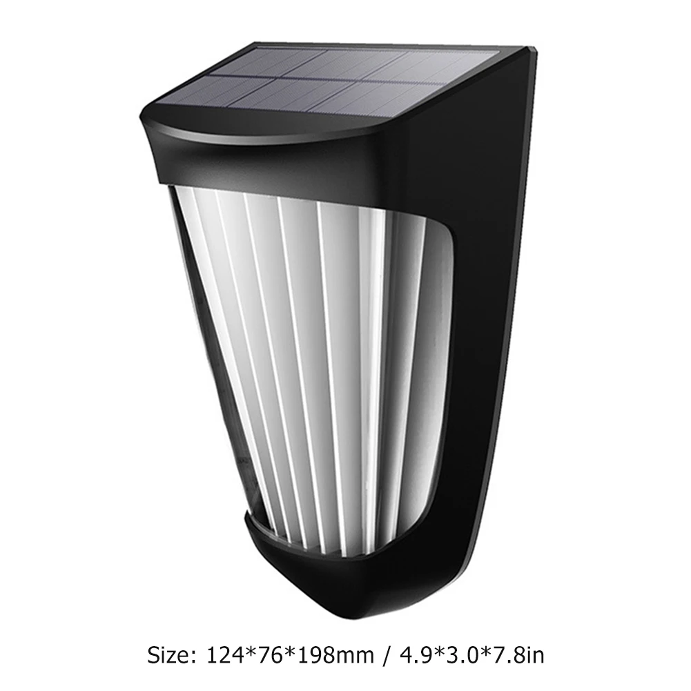 Светодиодный настенный светильник с боковой дверью 2 шт. на солнечной батарее