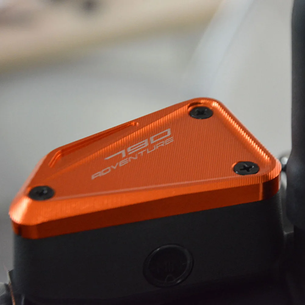 FLUID RESERVOIR Cap 790 Приключения мотоцикла цилиндр Крышка Резервуара рычаги тормоза сцепления и ручки боковые подставки для KTM 790 Приключения - Цвет: FLUID RESERVOIR Cap