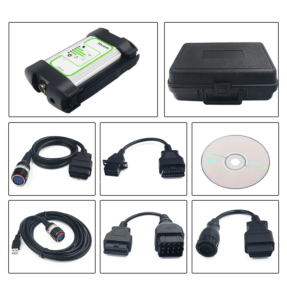Vocom 88890300: Interface de Mise à Jour en Ligne pour Diagnostic OBD de Camion Volvo - Outil de Calibrage et Programmation pour UD/Mack/Volvo