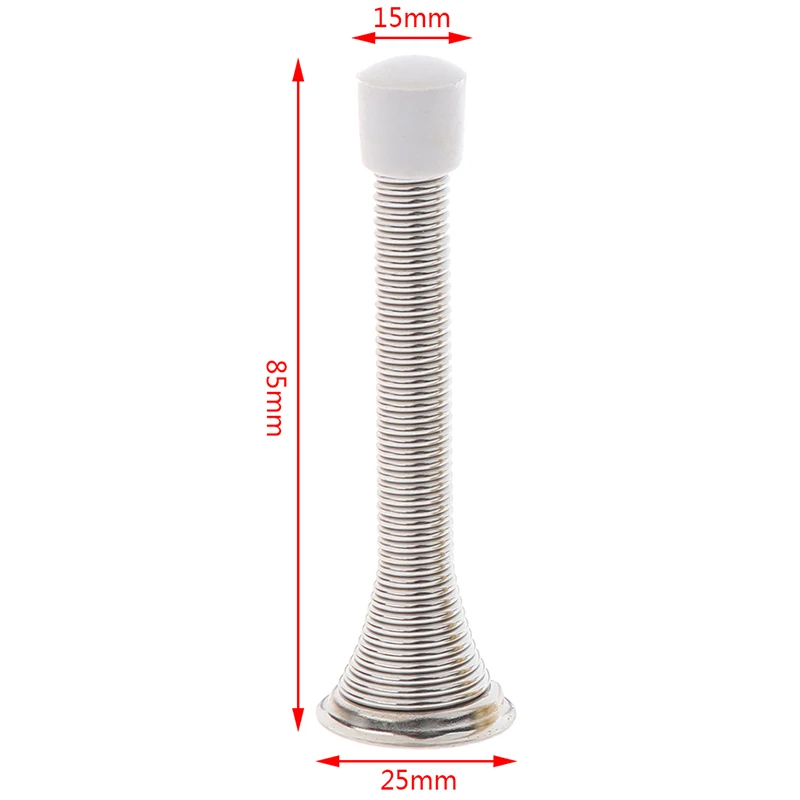 Резиновый колпачок металлический дверной стопор пружинный фиксатор настенный 85 мм дверной стопор Прямая защита двери и стены