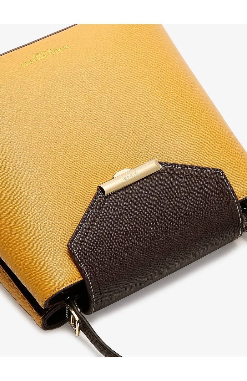 JONBAG, Европейская и американская желтая сумка-мешок, женская маленькая сумка, сумка-мессенджер, новая мода