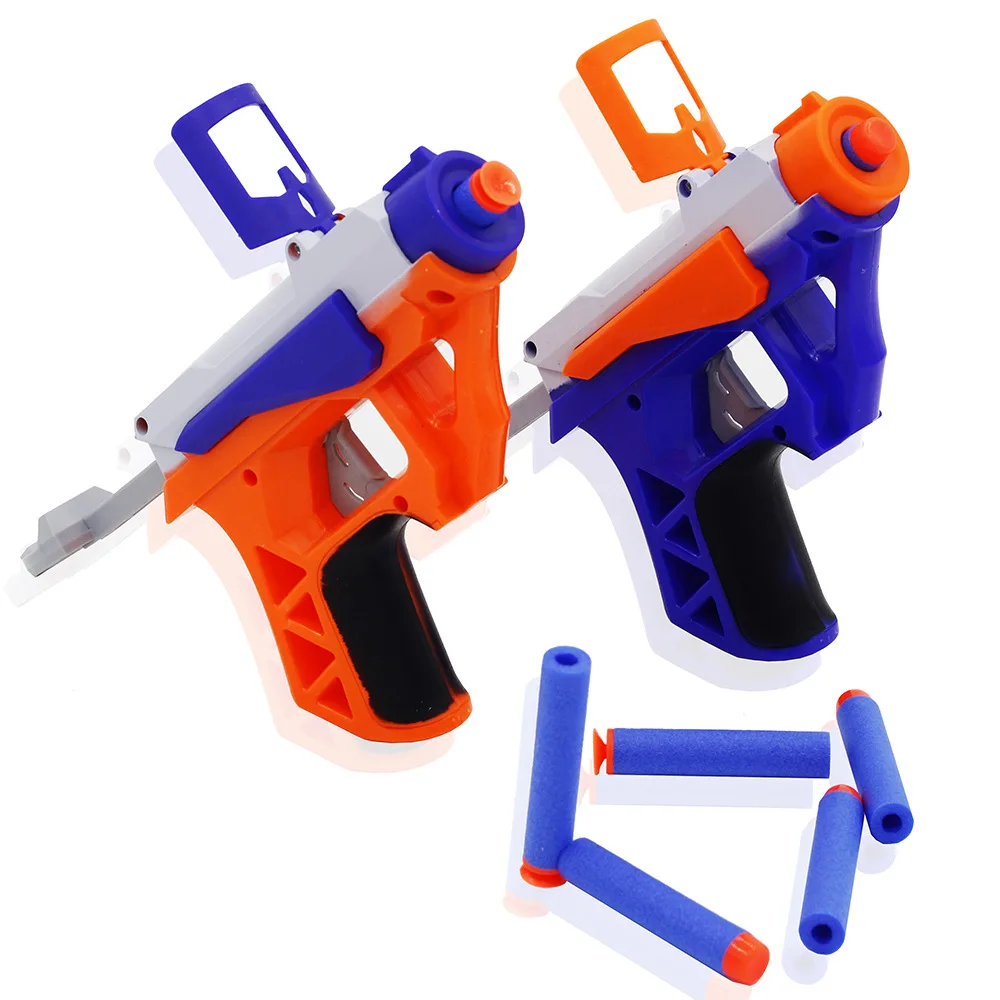 Детский обучающий мягкий пулевой пистолет Модель игрушечный пистолет ручной загрузки мягкие пули, игрушечный пистолет безопасный экологически чистый