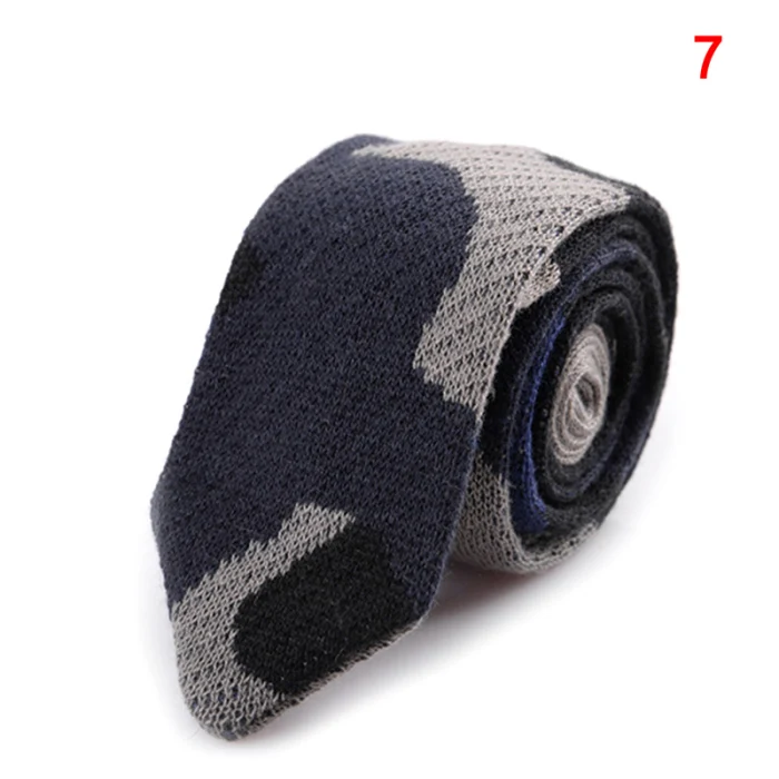 Мужской классический вязаный крючком галстук 7 см для свадебной вечеринки бизнес FIF66