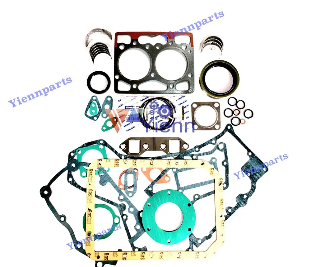 

For KOMATSU 2D94 2D94-2RC Overhaul Re-ring Kit 6142-62-1400 Fit WA30-1 Loader PC02-1 PC04-1 Mini Excavator 2D94-2RR Engine Spare