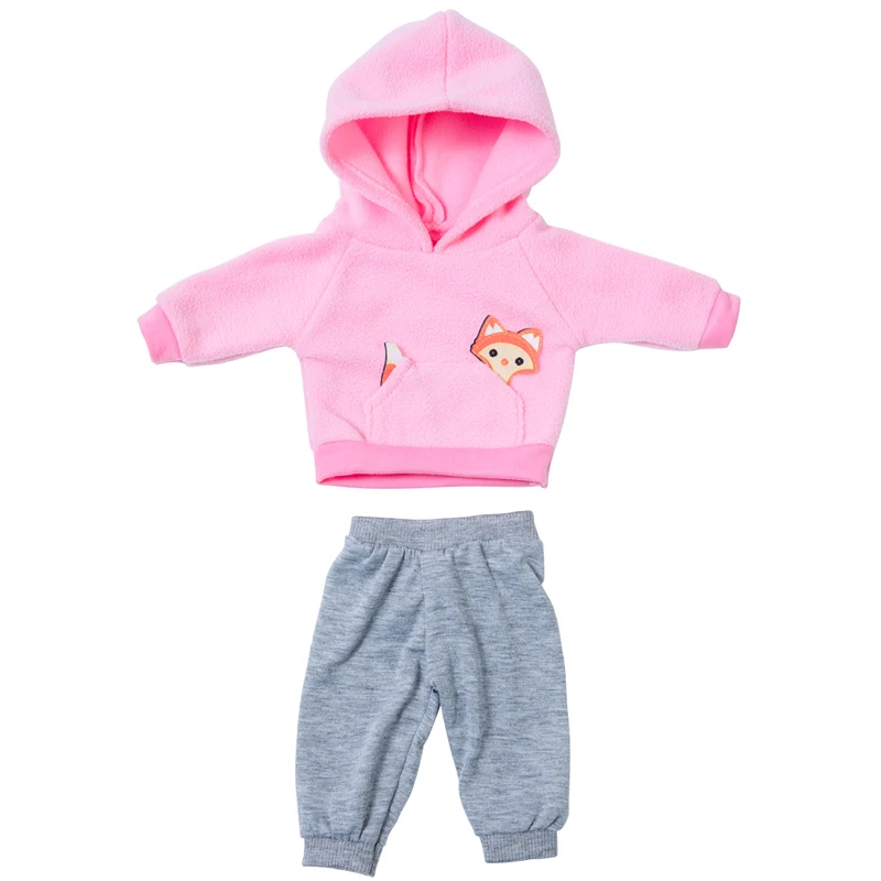 Baby Doll Clothes 43cm Brown Bear Romper for 18" AG Girl Dolls Outfits