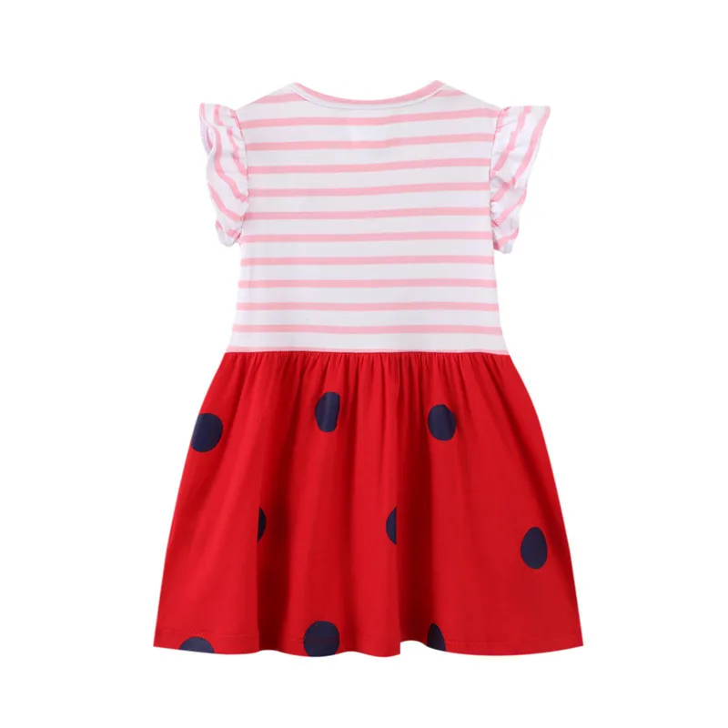 western dress Jumping Meters New Arrival Girls Princess Dresses Cotton Stripe Children's Birthday Gift Toddler Costume Hot Selling Frocks Dresses luxury