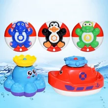 Электрическая игрушка вода брызгающая вода игрушка детская игрушка для ванны мультяшное Животное осьминог плавающая игрушка для ванной