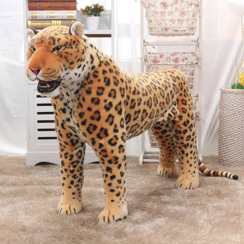 giant leopard stuffed animal