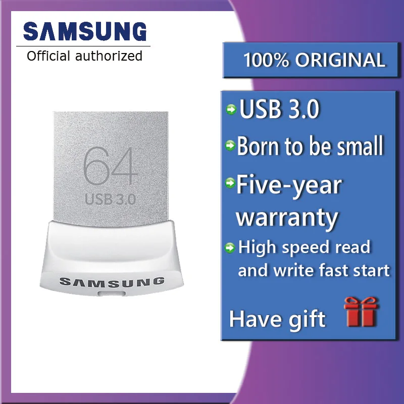 SAMSUNG флеш-накопитель USB 3,0 128 Гб 64 ГБ 32 ГБ 150 МБ/с./с мини-ручка крошечная Флэшка карта памяти устройство для хранения u-диск