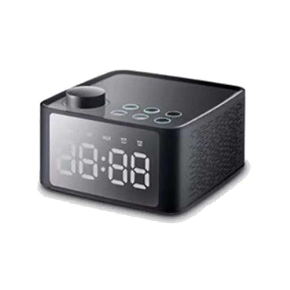 4 Прочный B1 bluetooth динамик с подставкой двойной будильник радиокарта сабвуфер Настольный многофункциональный подарок аудио динамик - Цвет: 4