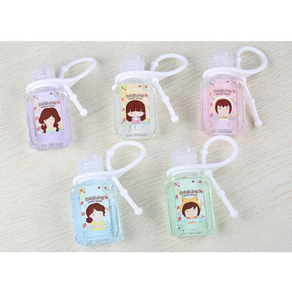 4Pcs 30ml Hand Soap Gel Hand Sanitiser Gel Hand Cleaning Gel Disposable Portable Antiseptics Moisturizing Liquid for Kids Adult
