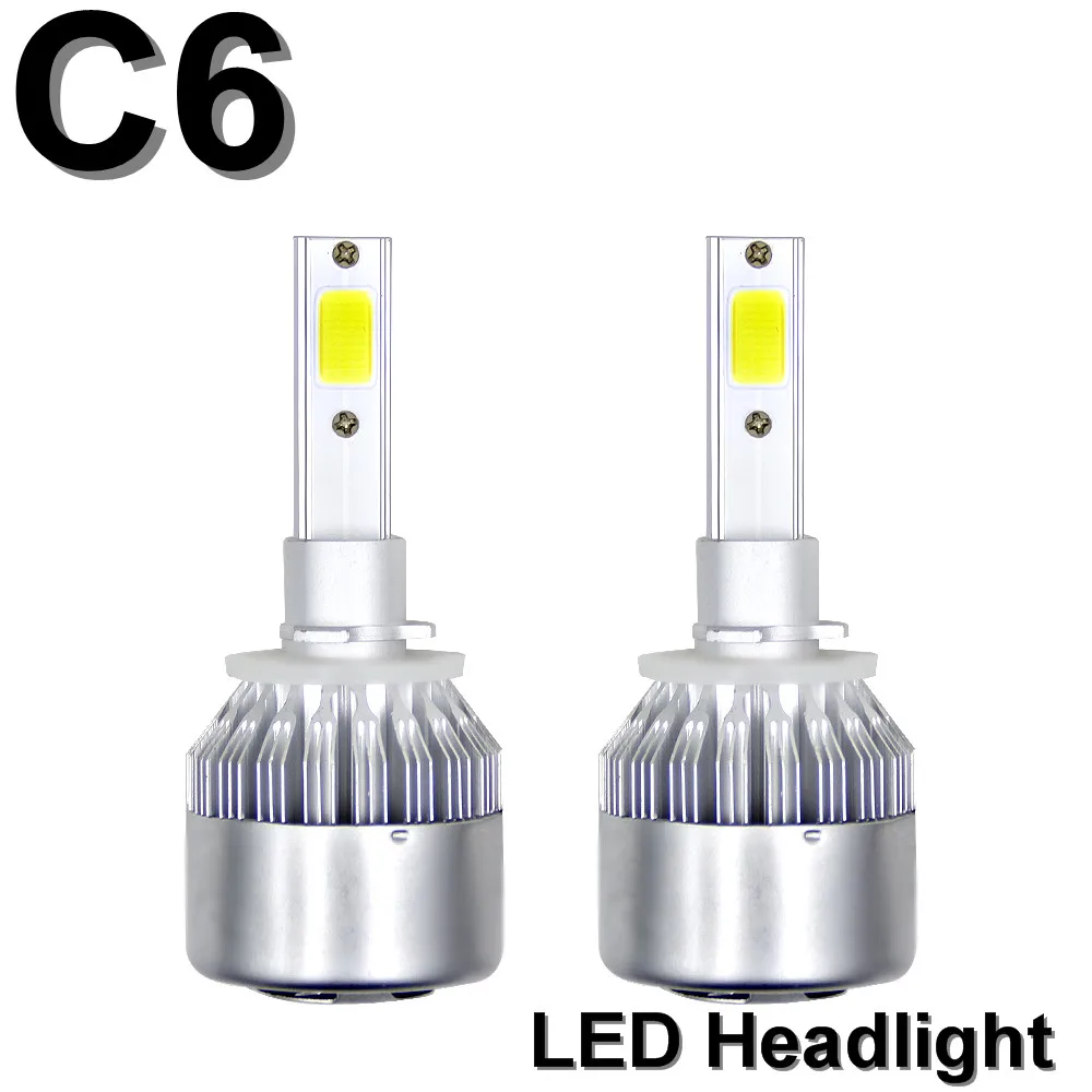 H4 H7 H11 C6 свинцовая фара лампа все в одном Led Мини CAN-шина COB автомобильная