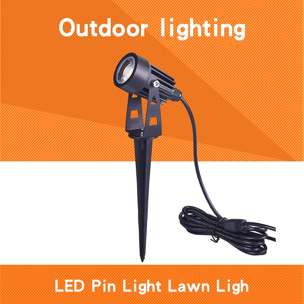 LED Pin Light Lawn Light One Dragging Four Spotlight LED Floodlight Led One to Six Courtyard Lights One Dragging Four Grass 2